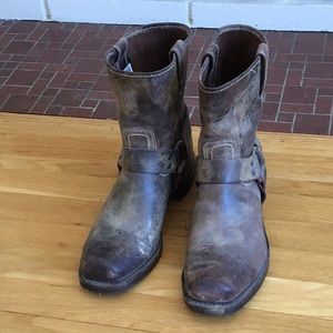 Frye harness boots